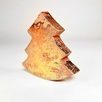 украшение новогоднее ель золотая golden tree, 15х14х2,5 см в Астрахани