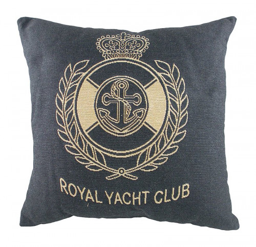 подушка с гербом королевского royal yacht club denim в Астрахани