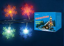 светодиодная гирлянда «снежинки-3» 700см (07936) uniel uld-s0700-050/dta multi ip20 snowflakes-3 в Астрахани