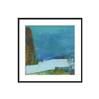 постер winter river синий в Астрахани