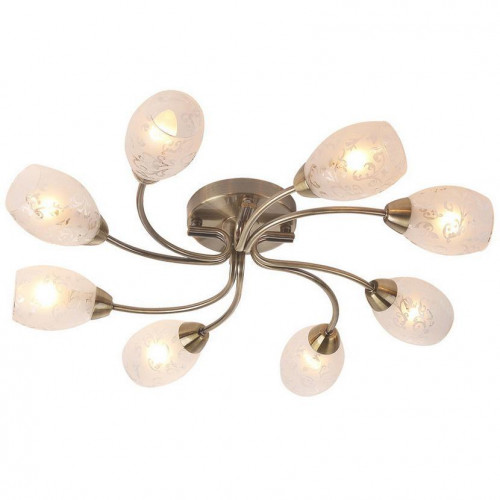 потолочная люстра idlamp carmina 201/8pf-oldbronze в Астрахани