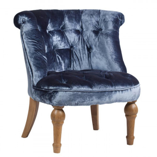 кресло sophie tufted синее в Астрахани