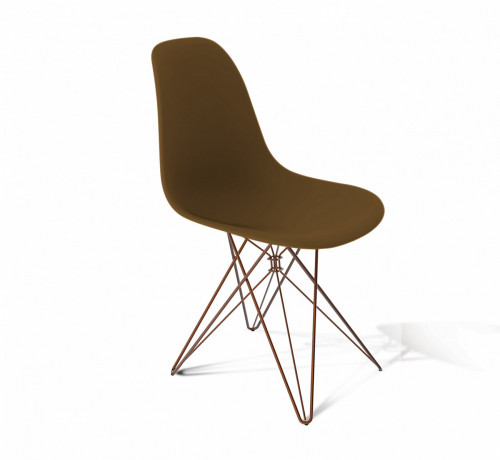 стул dsr коричневый s50 (eames style) в Астрахани