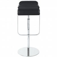 барный стул lem style piston stool черная кожа в Астрахани