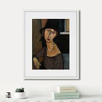 картина: jeanne hebuterne (au chapeau), 1917г. в Астрахани