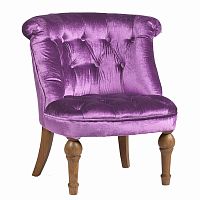 кресло sophie tufted slipper chair лиловое в Астрахани