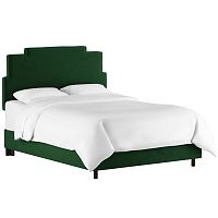 кровать двуспальная 180х200 зеленая paxton emerald velvet в Астрахани