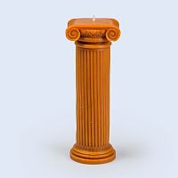 свеча высокая оранжевая hestia column в Астрахани
