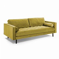 диван bogart sofa 3 трехместный темно-желтый от la forma (ex julia grup) в Астрахани