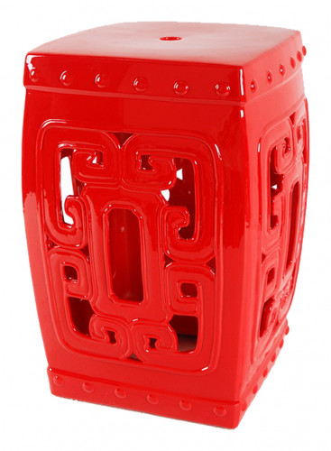 керамический столик-табурет oriental stool red в Астрахани