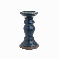 подсвечник синий фигурный blue, 22 см в Астрахани