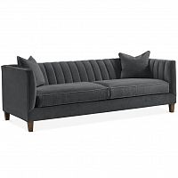 диван penelope sofa прямой серый в Астрахани