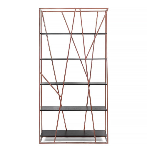 стеллаж powell copper черный дуб в Астрахани