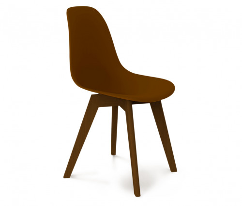 стул dsw коричневый s39 (eames style) в Астрахани