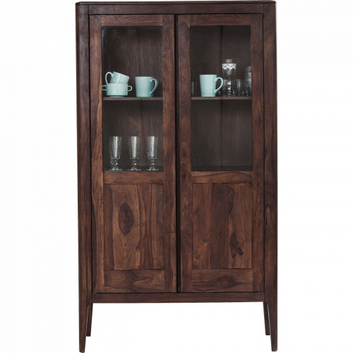 шкаф-витрина brooklyn walnut коричневый 100x40 в Астрахани