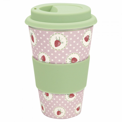 кружка на вынос strawberry pale pink в Астрахани