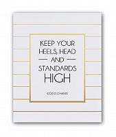 постер keep your heels а4 в Астрахани
