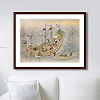 картина: scenes of traders in nagasaki, 1750г. в Астрахани