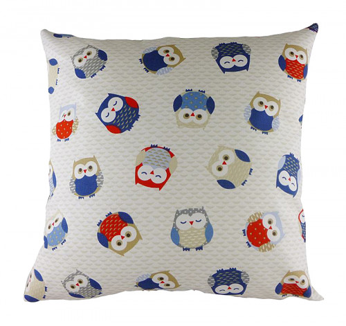 подушка с принтом owl print blue в Астрахани