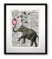 постер elephant and balloon а3 в Астрахани