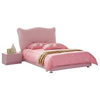 кровать pink leather kitty 90х200 в Астрахани