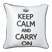 подушка с надписью keep calm and carry on в Астрахани
