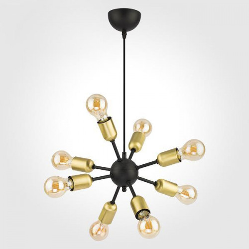 подвесная люстра tk lighting 1468 estrella black в Астрахани