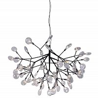 подвесная люстра crystal lux evita sp63 black/transparent в Астрахани