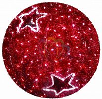 фигура led шар 120 см, красный в Астрахани