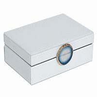 шкатулка для украшений белая 20x7,5x14 см в Астрахани