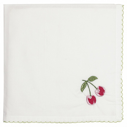 салфетка cherry red w/embroidery в Астрахани