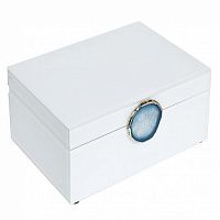 шкатулка для украшений белая 28x10x20 см в Астрахани