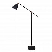 торшер arte lamp braccio a2054pn-1bk в Астрахани