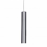 подвесной светодиодный светильник ideal lux ultrathin sp1 small round cromo в Астрахани