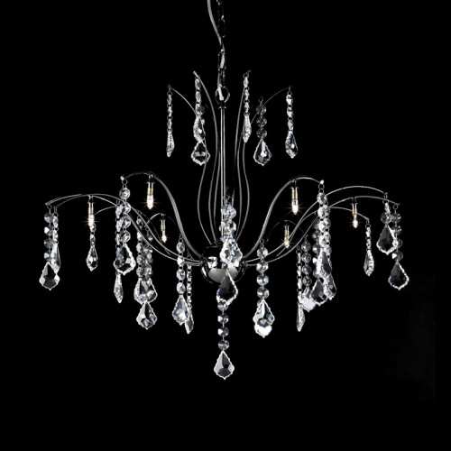 люстра md61005-8a от illuminati прозрачная/ хром в Астрахани