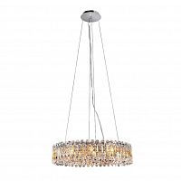 подвесная люстра crystal lux lirica sp10 d610 chrome в Астрахани