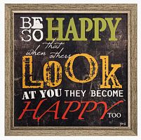постер в раме be so happy в Астрахани
