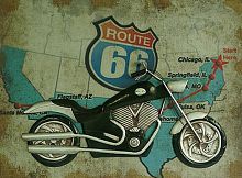 декоративное настенное панно motorcycle story в Астрахани
