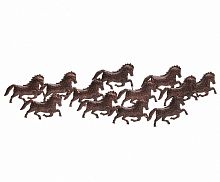 декор horses настенный медного цвета в Астрахани