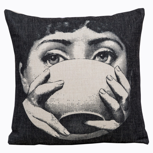 арт-подушка tea time fornasetti в Астрахани