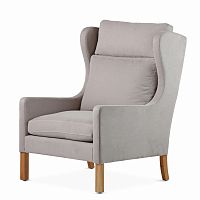 кресло wingback серый в Астрахани