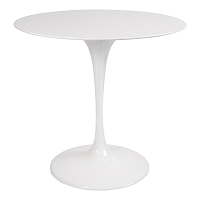 стол eero saarinen style tulip table top mdf d80 глянцевый белый в Астрахани