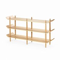 стеллаж bentwood двойной светло-коричневый в Астрахани