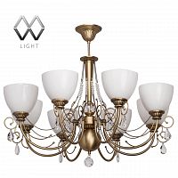 подвесная люстра mw-light фелиция 347016608 белая в Астрахани