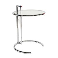 стол журнальный eileen gray style cocktail table e-1027 прозрачный в Астрахани