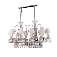 люстра baccarat 10 от delight collection белая/прозрачная/ хром в Астрахани