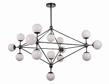 люстра modo 15 black+white черная, белые плафоны в Астрахани