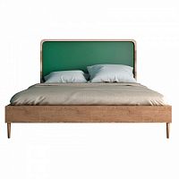 кровать полутораспальная 120х190 зеленая ellipse в Астрахани