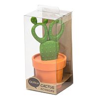 ножницы cactus с держателем, оранжевые с зеленым в Астрахани