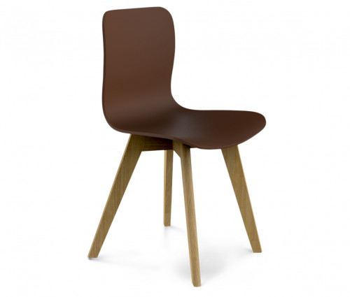 стул dsw коричневый s42 (eames style) в Астрахани